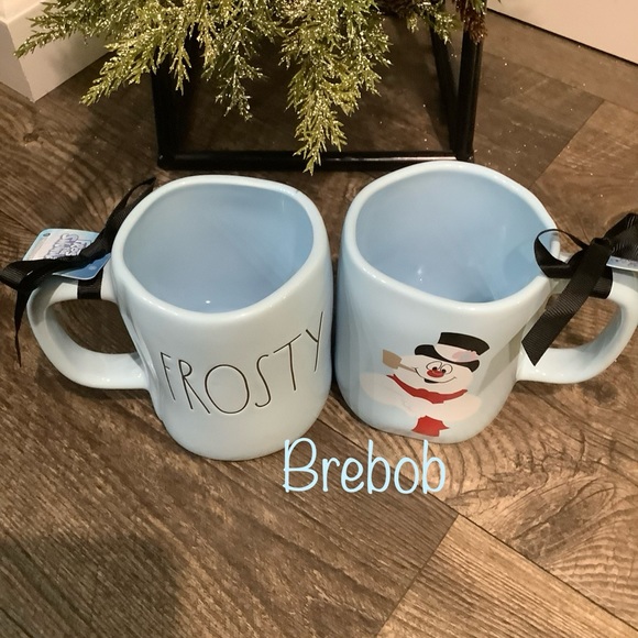 Rae Dunn Frosty the Snowman double sided Mugs ❄️ Set 2 - Picture 2 of 5